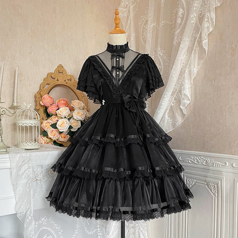 Your Princess - Castle Night - Dark Themed Gothic Lolita OP