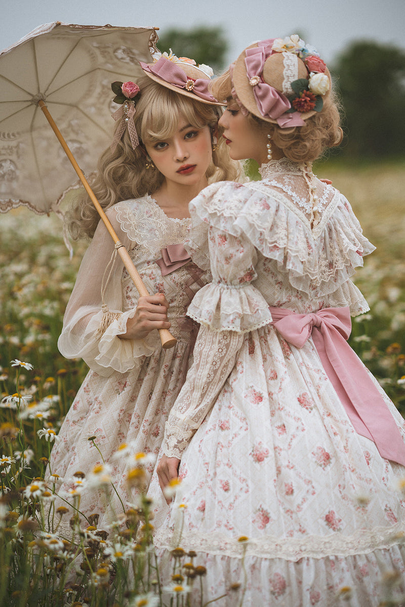 Miss Point - Woody Rose - Elegant Floral Lolita JSK Dress