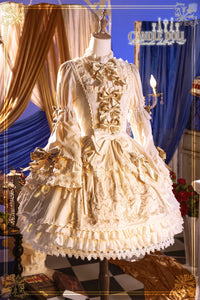 Thorn Rose - Candle Doll - Gothic Lolita OP, JSK & Bonnets - Golden Night Prayer OP - M