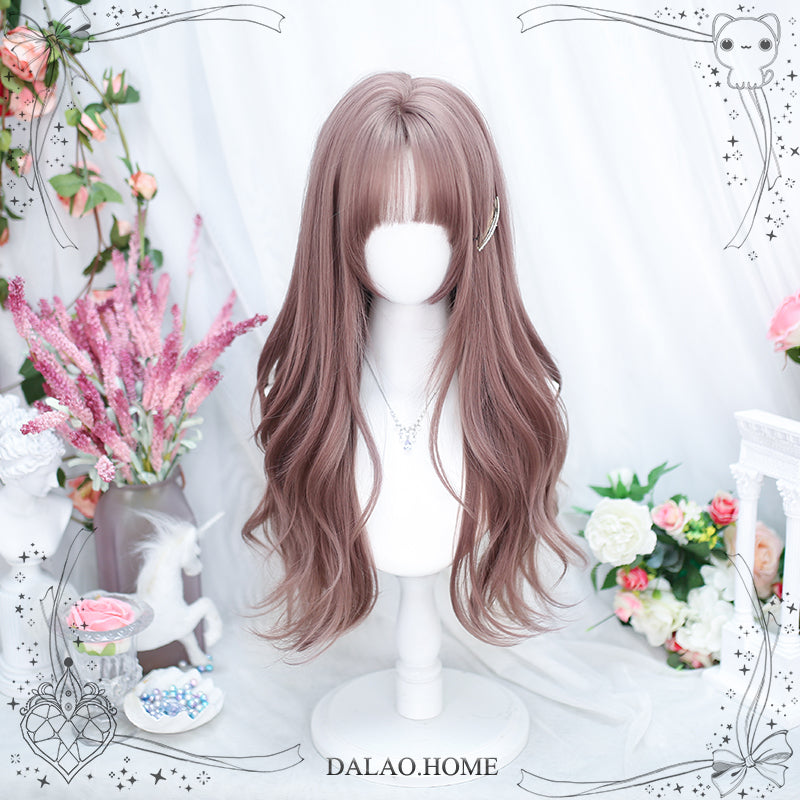 Dalao - Daily Lolita Wig Long Curly Various Styles Ins KOL Wig 107 Rose Pink (New)