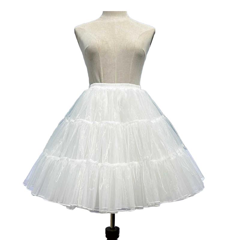 Niu Niu - Plus Size Lolita Petticoat - Daily & Puffy Version SK Skirt