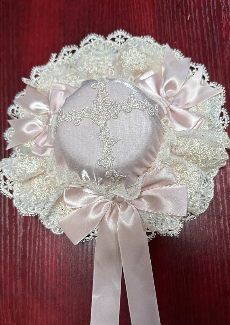 Zhijinyuan Sea Moon Realm Ballet JSK & Accessories — Matching pink mini hat
