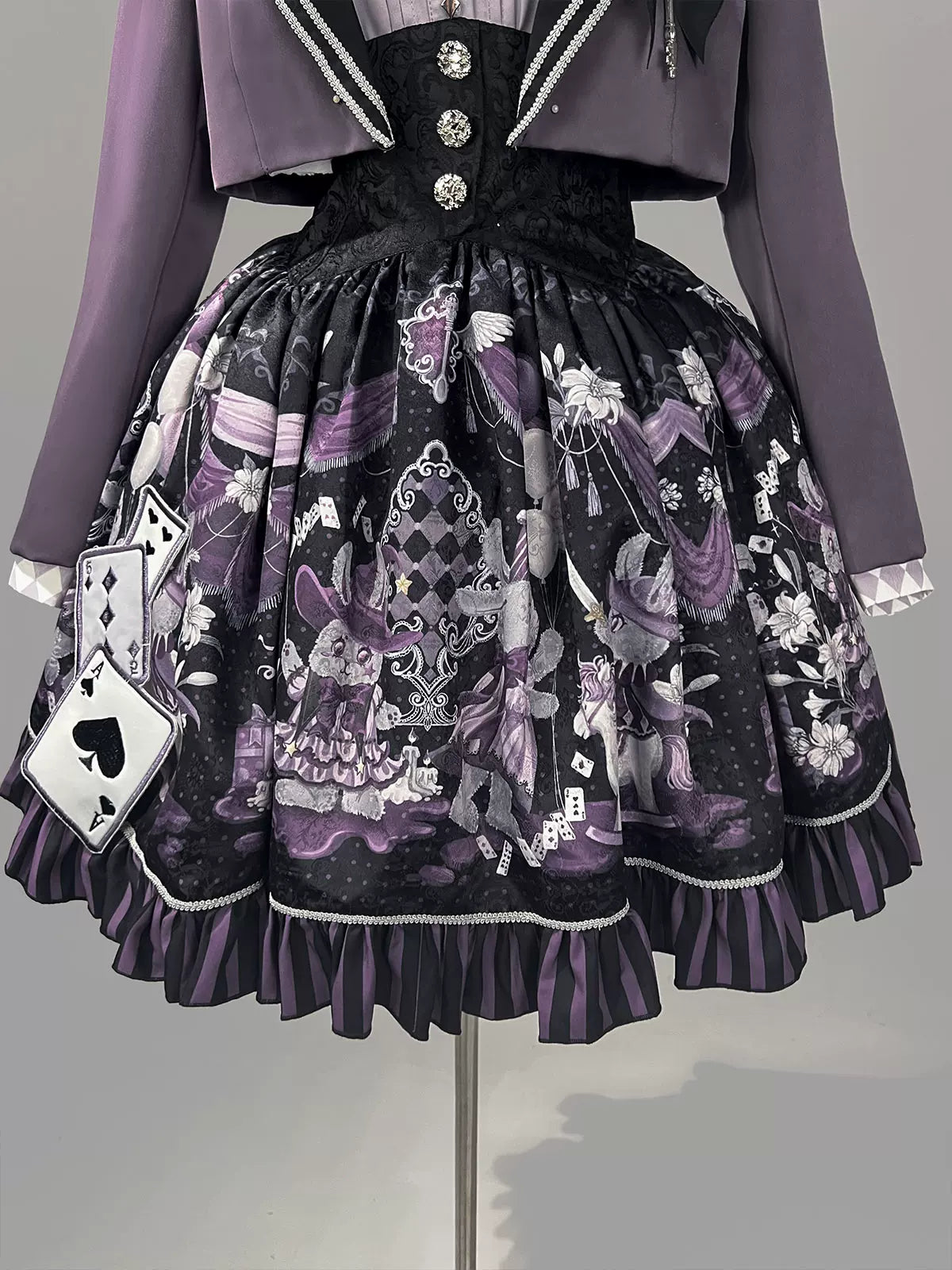 Your Princess - Magic Troupe - Gothic Lolita Outfit, Bunny Printed Skirt