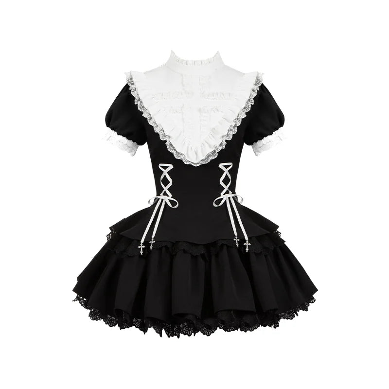 With PUJI - Doki! - Sweet Lolita OP Dress, Pockets detail view 9