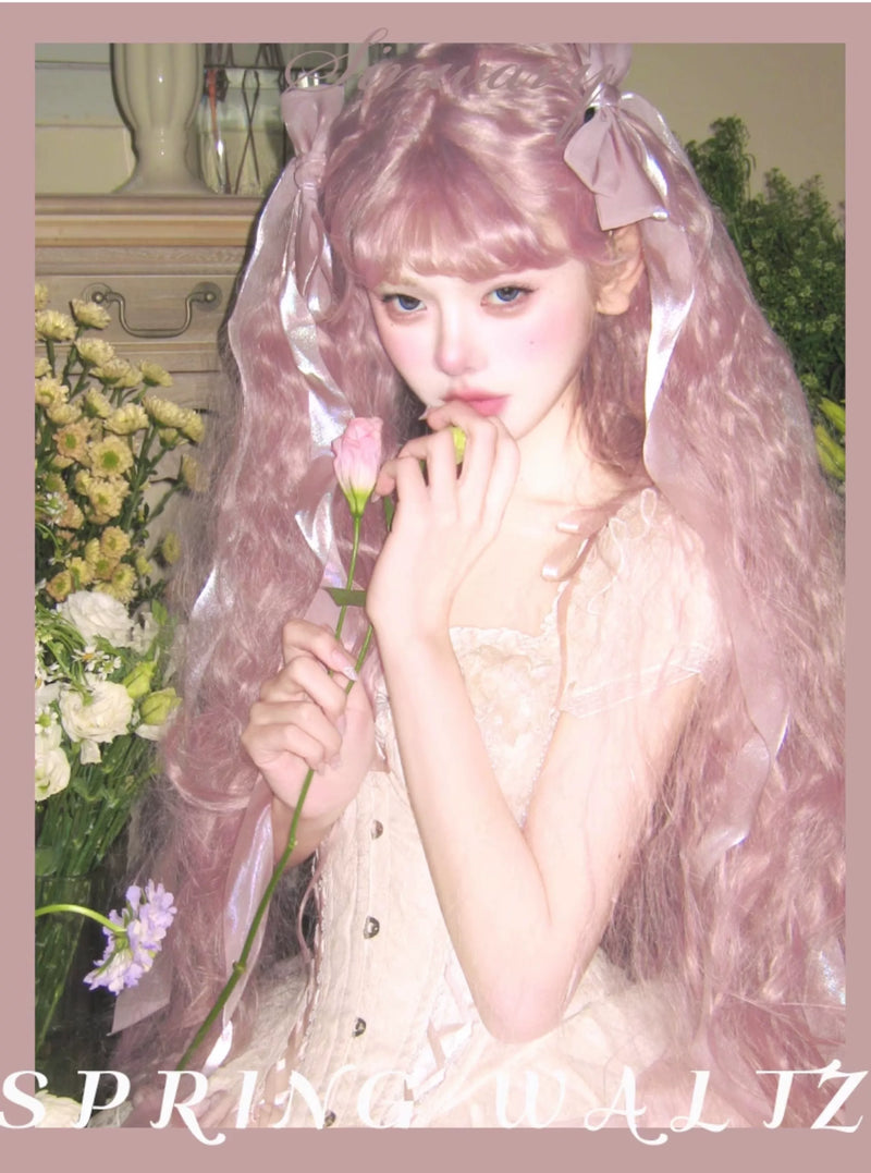 Sinwavy Waltz pink wavy Lolita wig - view 4