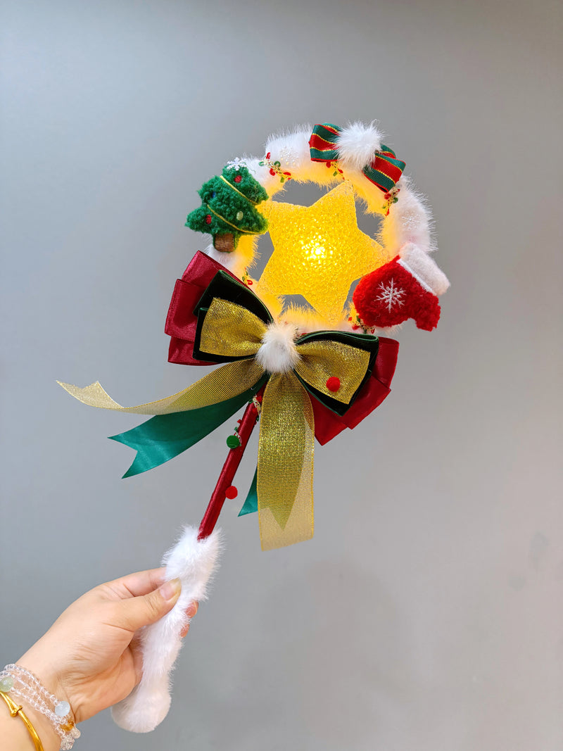 Snowy Christmas Night Star Lolita Wand — additional product view
