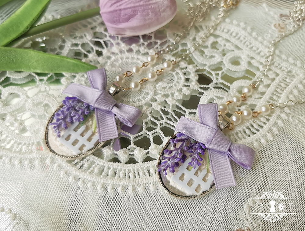 Midsummer Garden - Delicate Lolita Accessories wisteria necklace
