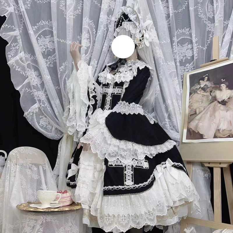 Candy Souffle - Angel Type II: Dark Night - Bridal OP Dress Set