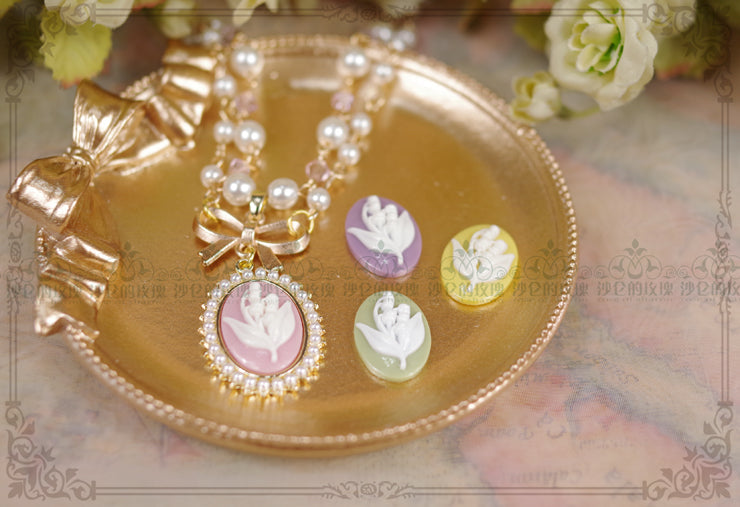 Rose of Sharon - Retro Lolita Necklace 4 Colors - Neckwear