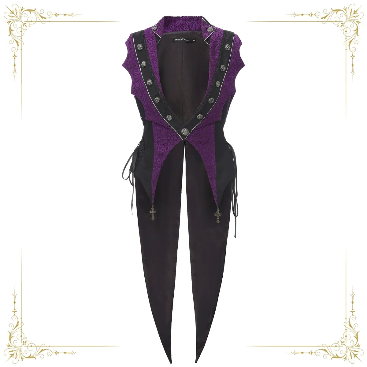 Immortal Thorn - Eternal Crimson Moon Forest - Ouji Lolita Tailcoat Vest