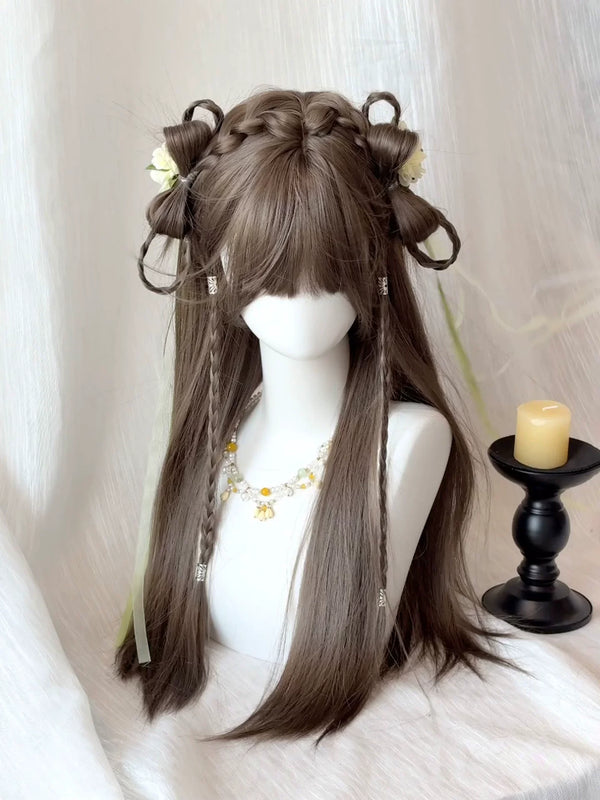 Long straight Hanfu-inspired wig - curated view 1