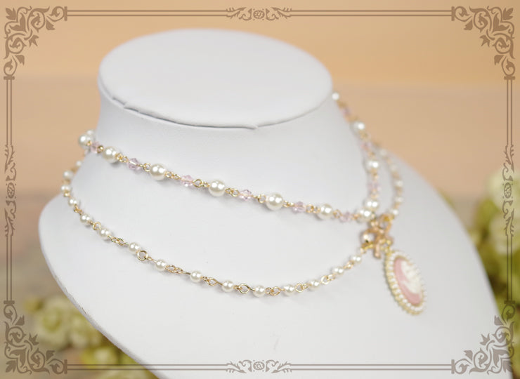 Rose of Sharon - Retro Lolita Necklace 4 Colors - Neckwear