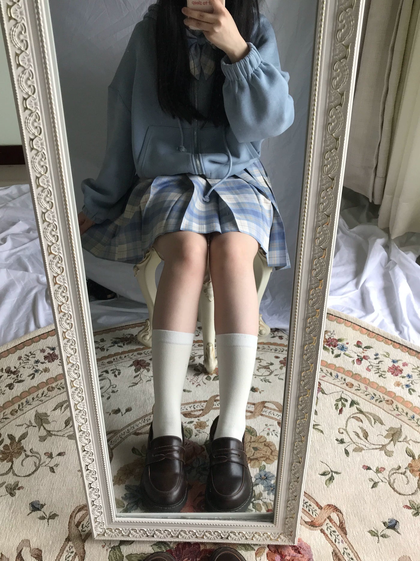 Chubby Bear Tales - Custard Bun - Two-Pair Ribbed Tube Socks in Multiple Lengths