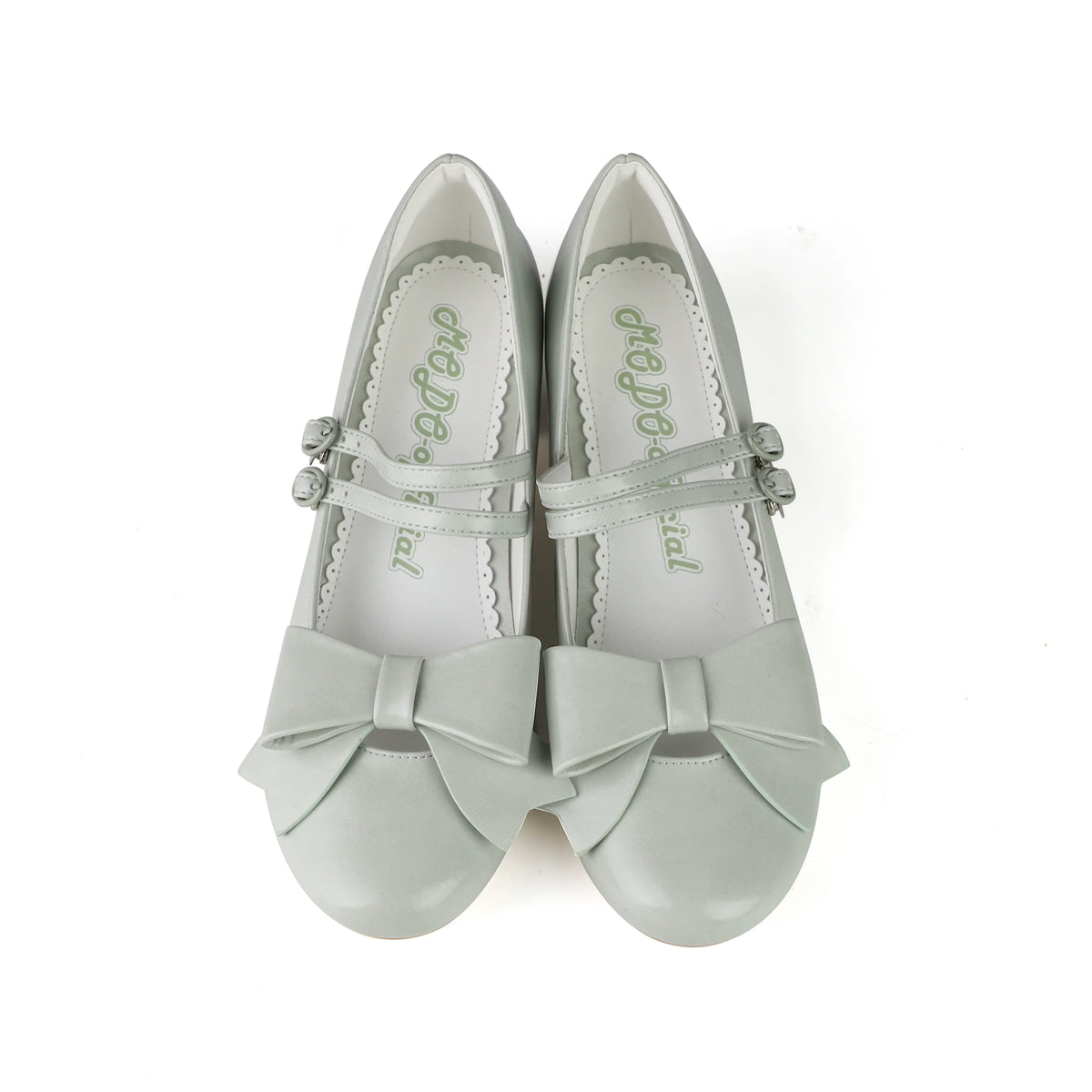 MODO - Apple Candy - Pointed-toe Lolita shoes with low block heel and bow