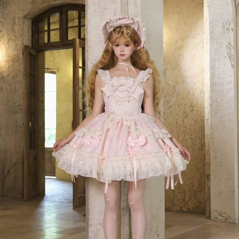 Hanguliang Flower Heart Love Ballet JSK Dress