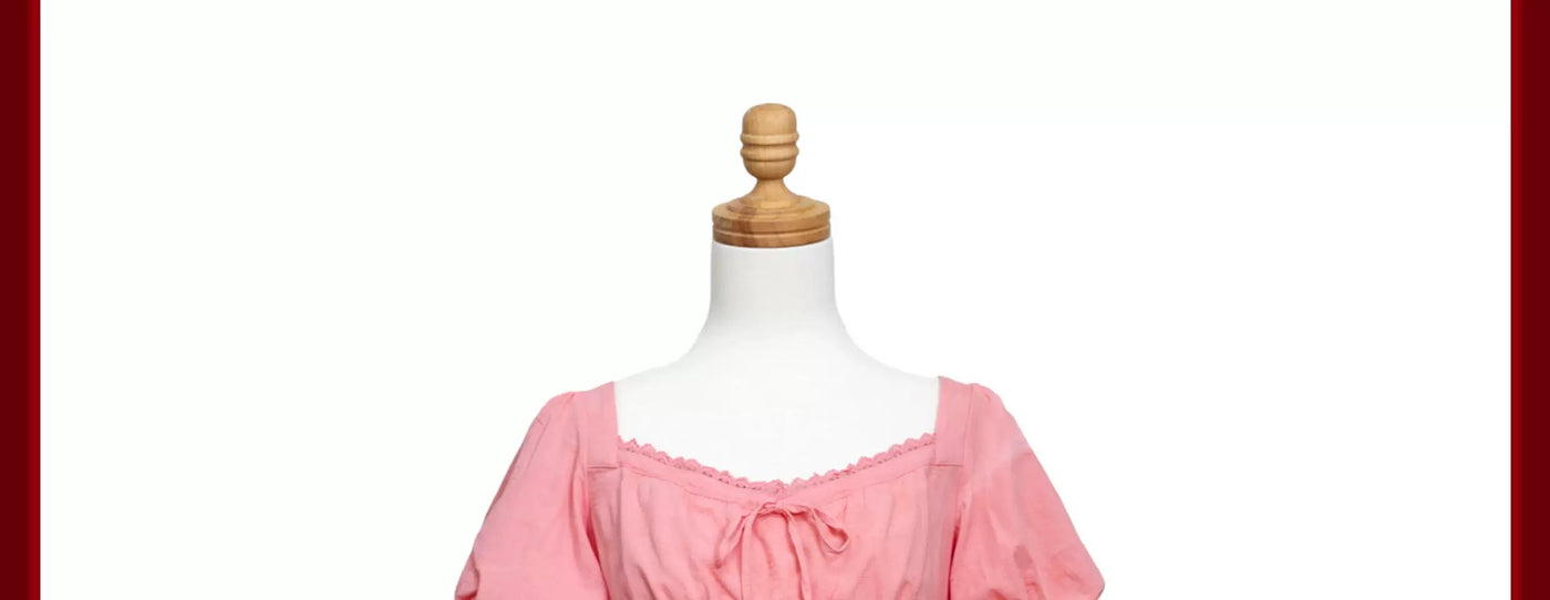 WF - Doll-Sense Solid Lolita Dress - Solid-color cotton Lolita dress