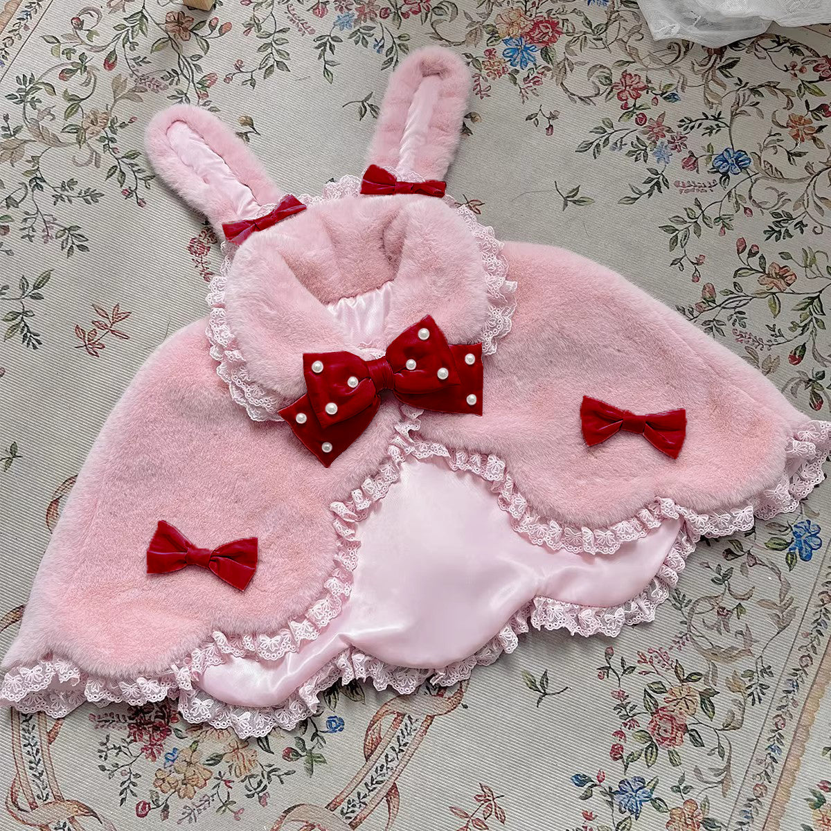 Letters from Unknown Star - Kawaii Lolita Cape Winter Lolita - Shawl Daily Outerwear