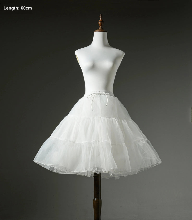 Caged Bird Hotel - Extra-Long Four-Layer - Glossy Gauze Lolita Petticoat - English product details