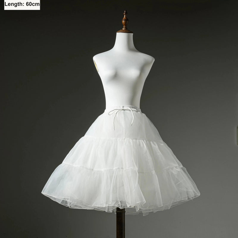 Caged Bird Hotel - Extra-Long Four-Layer - Glossy Gauze Lolita Petticoat - English product details
