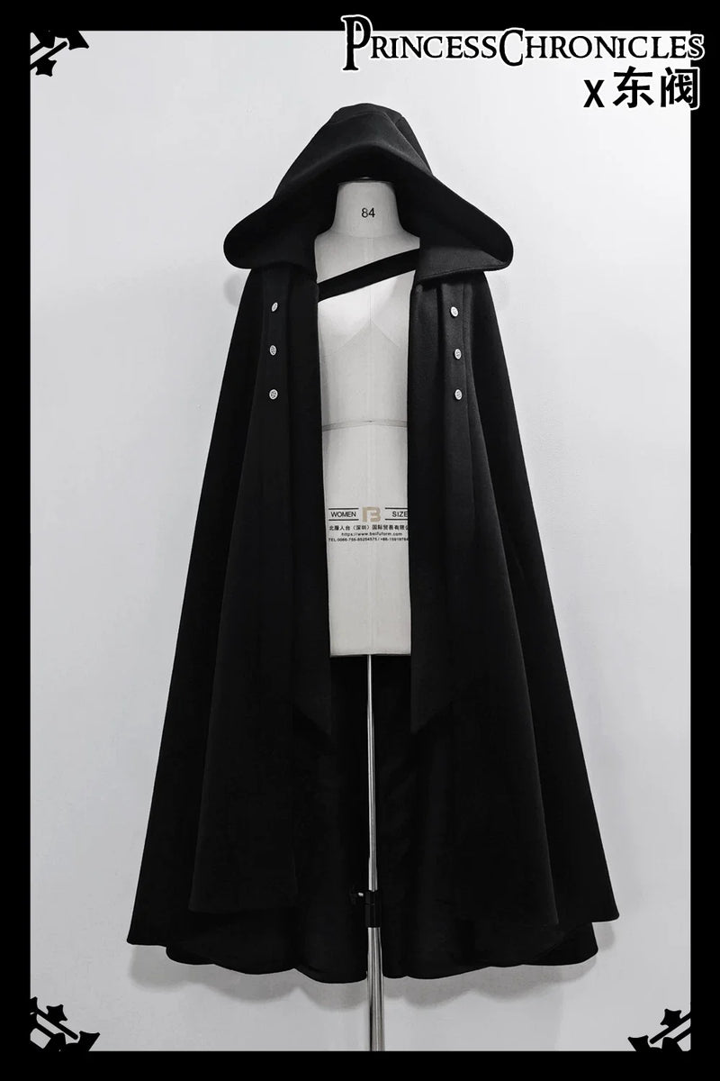 Princess Chronicles - Codename 003 - Ouji Lolita Shirt and Pants Set, Hooded Cape
