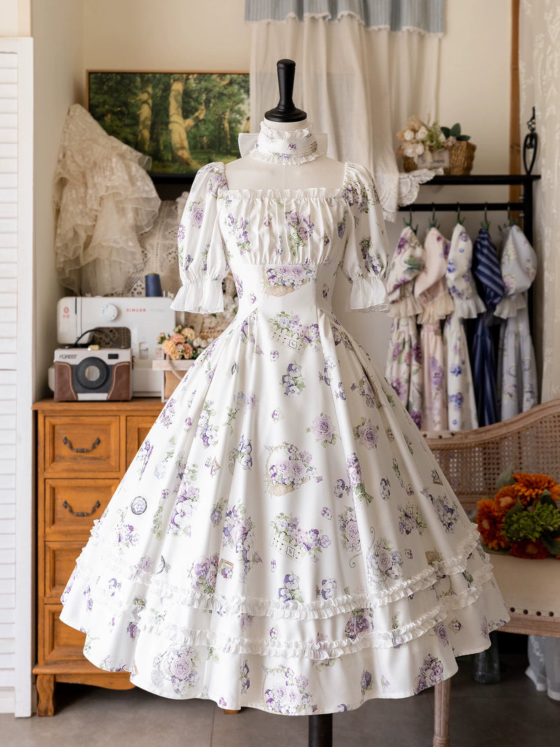 Forest Wardrobe - Forest Basket 5.0 - Printed OP Dress - 4