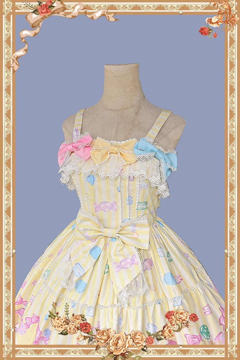Infanta - Macaron Dolly House - Two-Tier Cotton JSK