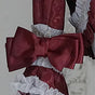Red (bow brooch pin only) / One size / single piece