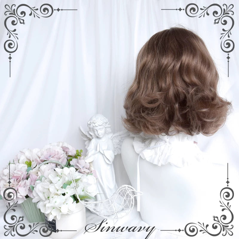 Hazelnut brown Lolita short curly wig - view 4