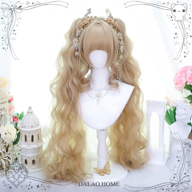 Dalao Home Ruoxin milky-gold twin-ponytail wig - view 5