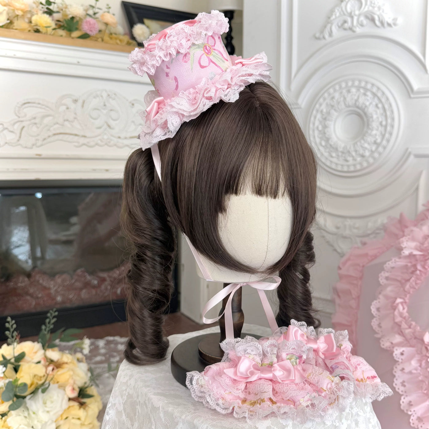 Tata Long Ear - Spring 2025 Floral Wall - JSK and OP Dresses with Tiered Lace Hems
