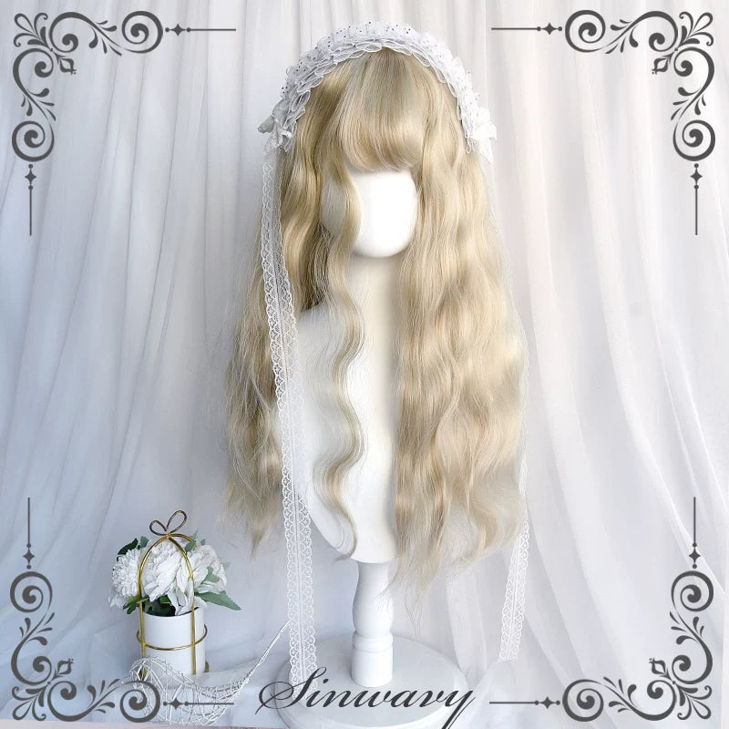Sinwavy voluminous wool-curl wig with airy fringe - view 7