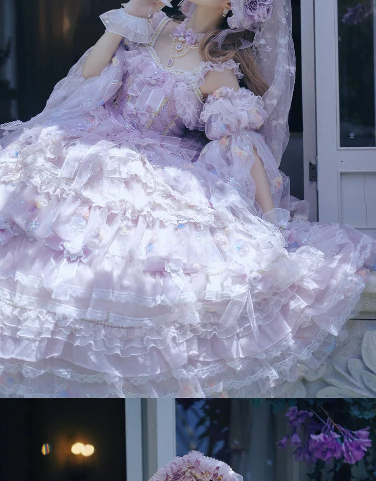 Lolita - Princess on the Run - Lilac formal lolita JSK