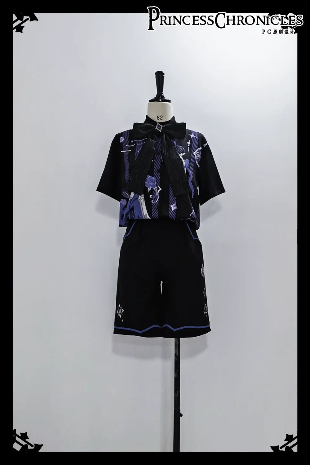 Princess Chronicles - Summer Ouji Lolita Print Loose - Shirt Outfit Innerwear