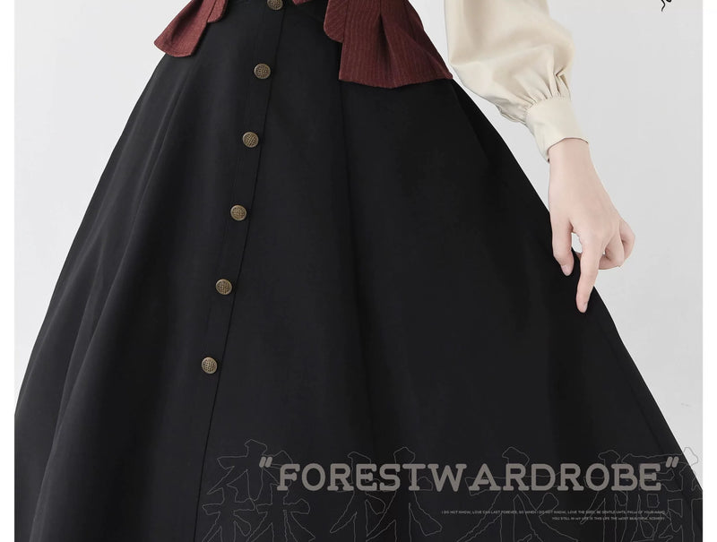 Forest Wardrobe - Forest Revelation - High-Waist Full Skirt - 7