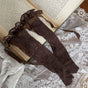 Hand-strap fishnet stockings, one pair / One Size