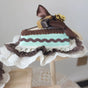 Triangular cake mini top hat