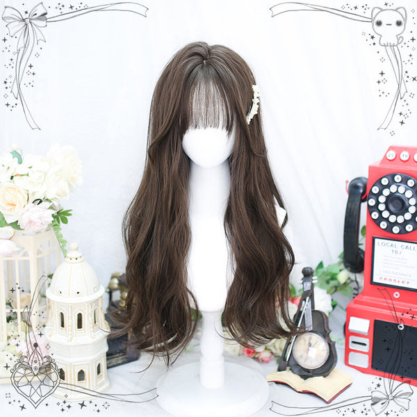 Dalao Home - Gentle Daily Lolita Long Curly Wig - Wig