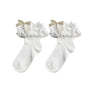 White (white bow, white socks) white trim / One Size