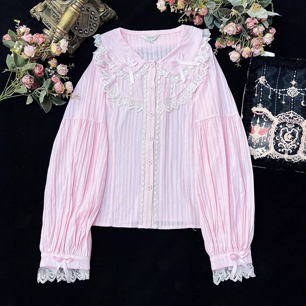 DMFS Lolita - Summer Short Sleeve Cotton Lolita - Blouse Innerwear