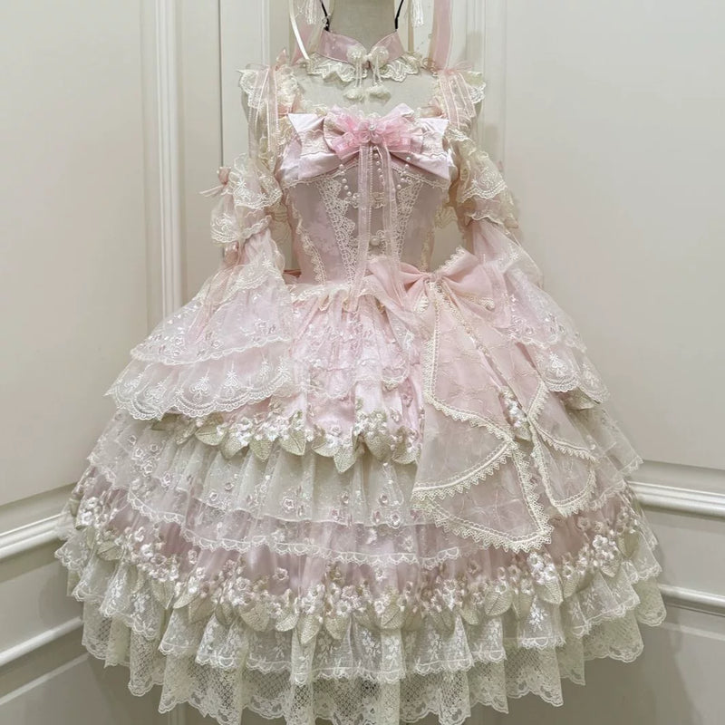 Hanguliang Flower Rain Chinese JSK Dress