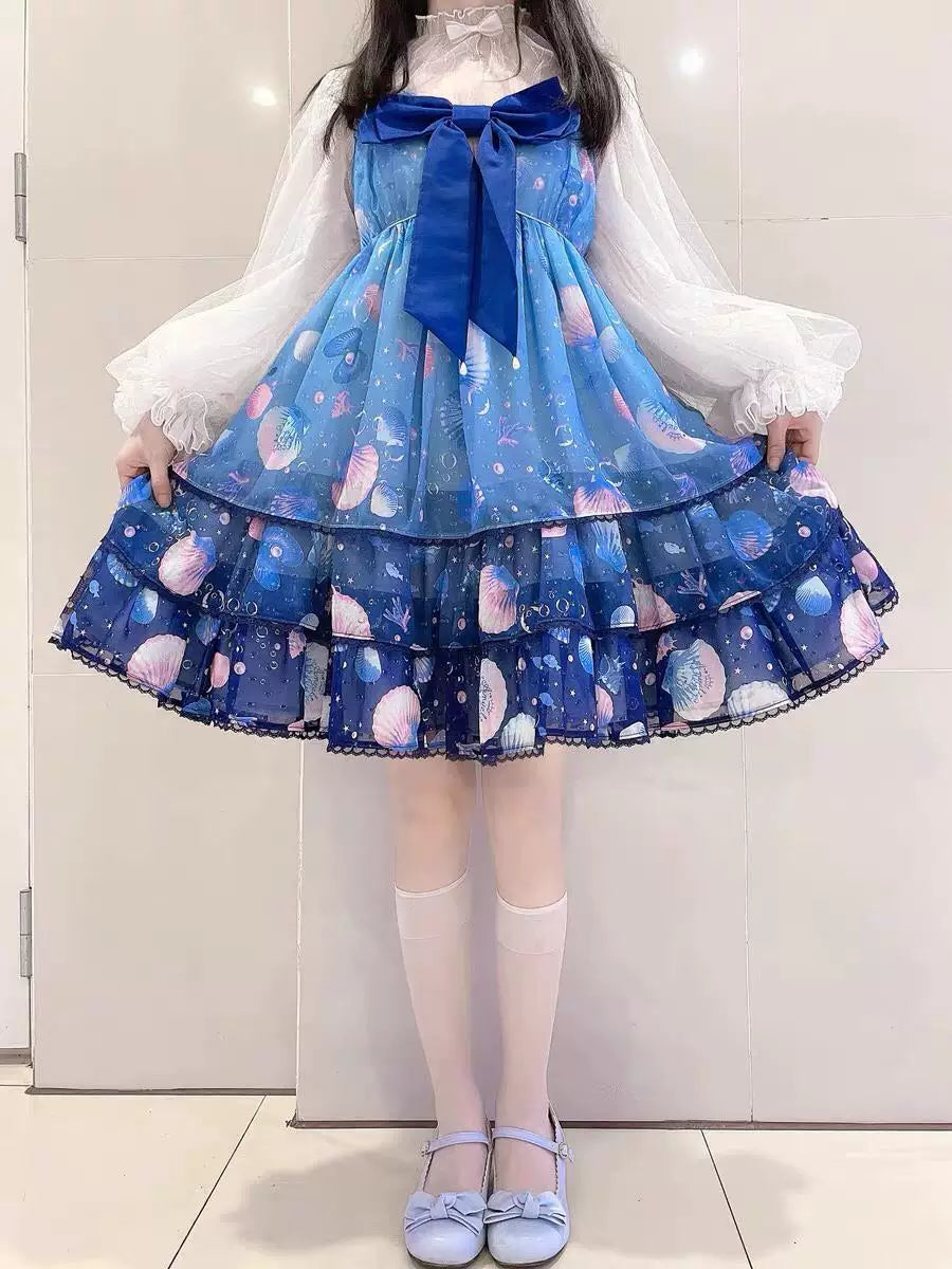Sweetheart Dream Machine - Siren - Mesh Inner Layer with Lantern Sleeves