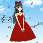 Red dress + large bow + hair accessory bow, full payment, in stock / XS