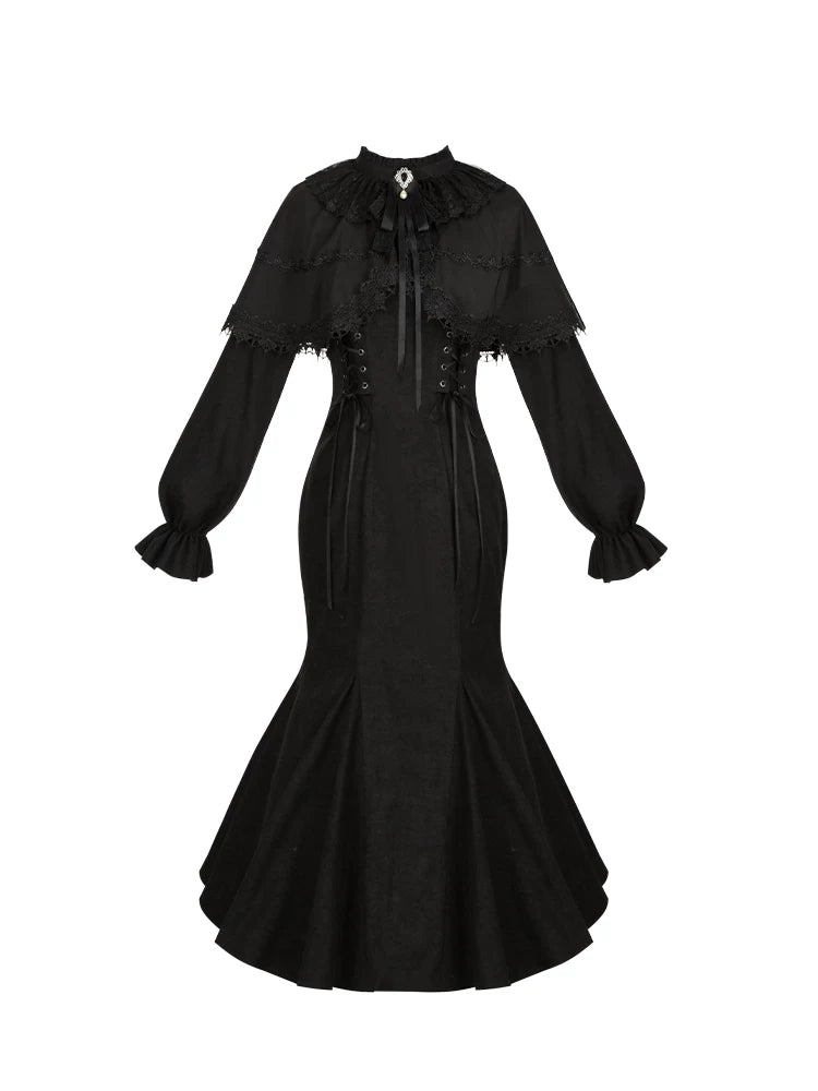 With PUJI - Dream Lost - Lolita OP Dress detail view 5