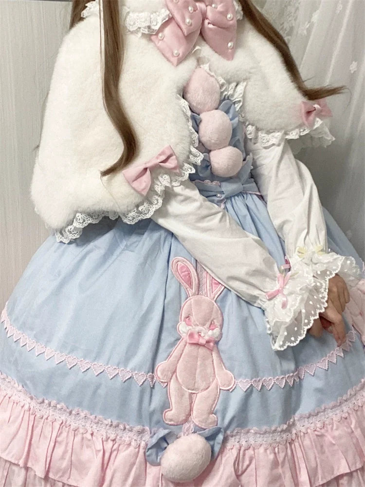 Letters from Unknown Star - Kawaii Lolita Cape Winter Lolita - Shawl Daily Outerwear