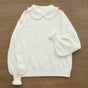 S / Milk white (Peter Pan Collar)