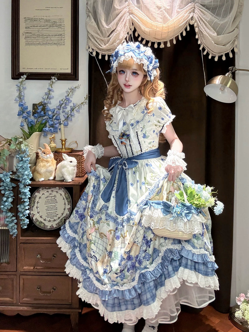 Doll Poetry - Blueberry Letter - Pastoral Sweet Lolita tea-length
