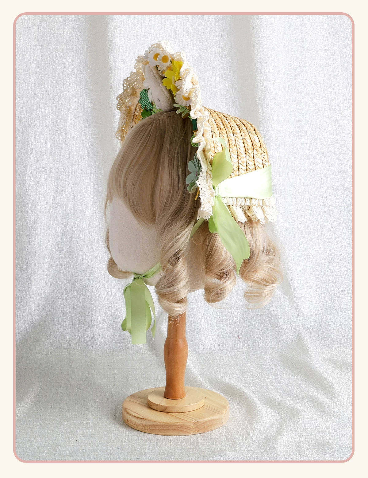 Stardust Rose - Pastoral Spring - Headwear with lace trim