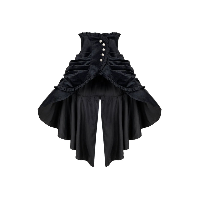 With PUJI - Night Raven - Gothic Lolita JSK Dress detail view 12