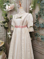 pink ribbon beaded sash