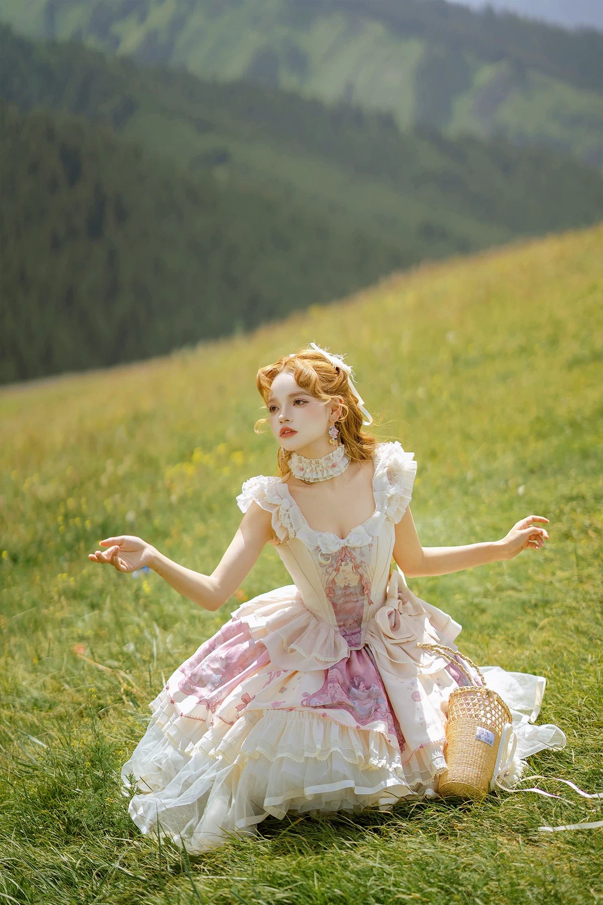 tonight - Lost Dreamland - Dreamcore Ballet Separates with Asymmetrical Vest and Skirt Options